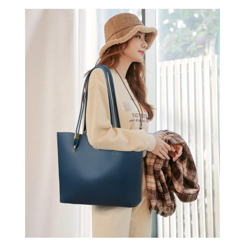 Einfache Retro-Tragetasche, Hochwertige PU-Leder-Umhängetasche für Damen-Tragetasche Geeignet für Alltag, Freizeit, Pendeln