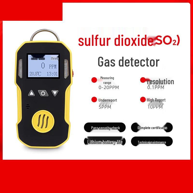 Sulfur Dioxide (SO2) Gas Detector CN plug (adapter included)