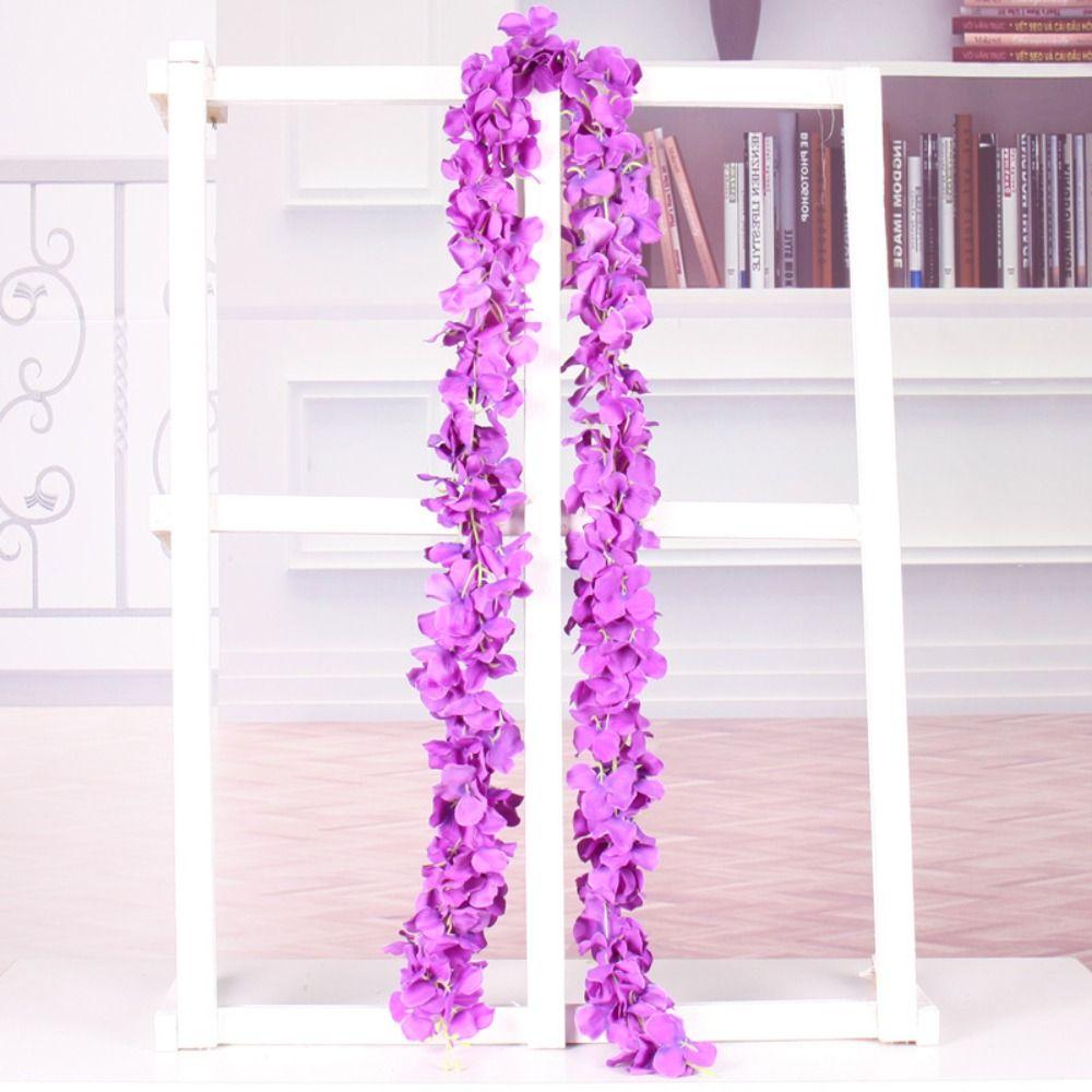 

Prop Creative Wedding Party Supplies Hydrangea Flower Vine Fake flower Wreath Decor Silk Flower