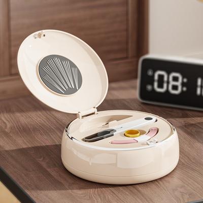 1pc Magnetic Sewing Kit Portable Plastic Mini Home Repair Tools Premium Dormitory Sewing Needle Thread Box Durable