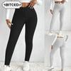 Women's Fashion Casual Solid Color Print Pants & Capris Unique Design