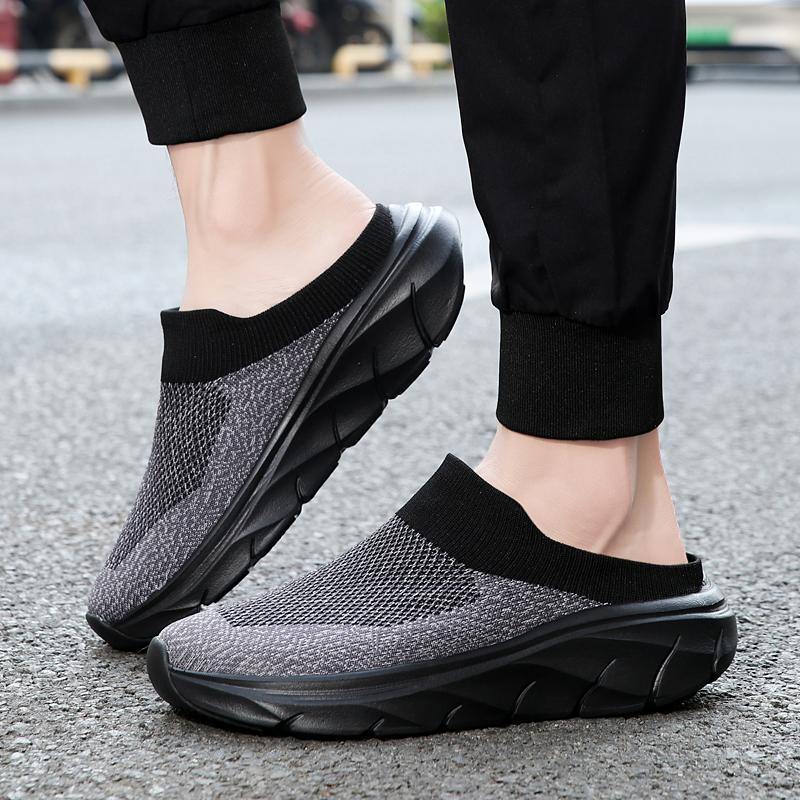 Men'S Slippers Summer Soft Comfortable Home Slippers Breathable Anti-Slip Men'S Sneakers Couple Flats Mules Shoes Dropshipping