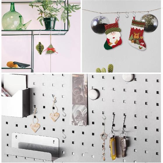 100 Pcs Small s Hooks for Hanging, Small S Hook for Jewelry Metal S-Hook Mini S Shaped Hanger Mini S Hooks for Hanging 1/2 Inch Wire Hangers for