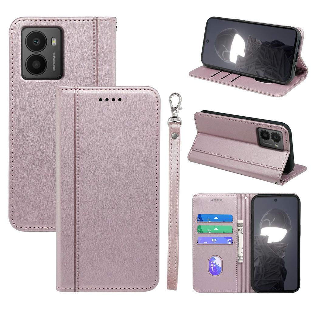 HX01 For HMD Fusion 5G Wallet Case Magnetic Closing PU Leather Phone Cover