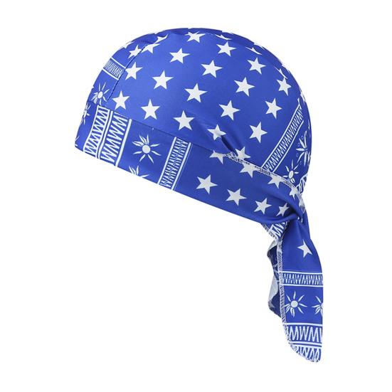 Paisley Cooling Headscarf Cap Set, Sweat Wicking Adjustable Straps Elastic Fit Breathable Hand Washable Headwrap
