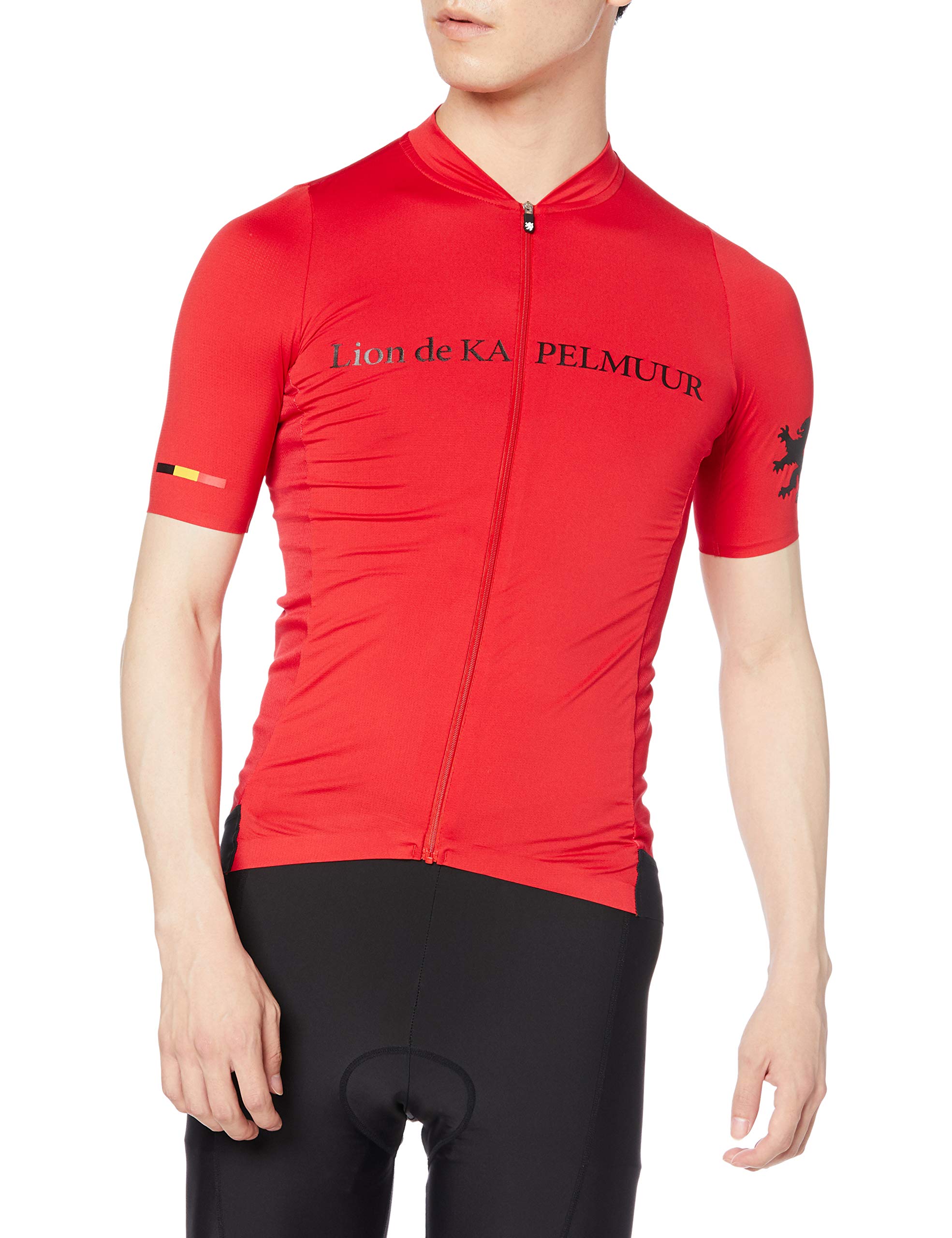 

Lion de Kapelmuur Advanced Short Sleeve Cycling Size S Jersey, Unisex, Red,