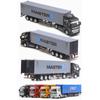 Plastic Container Transport Truck Toy Zinc Zinc Alloy Large Truck Toy Transport Vehicle Toy  Educational Toy
