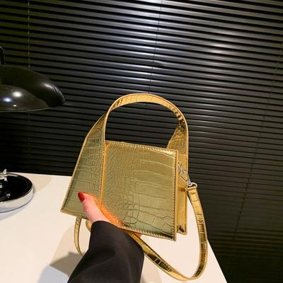 Modische Damen-Handtasche mit Krokodilmuster, Umhänge-Umhängetasche