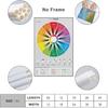 CYPGTBCK Color Wheel Poster Color Theory Canvas Art Poster And Wall Art Picture Print Modern Family Bedroom Decor Posters 12x18inch(30x45cm)