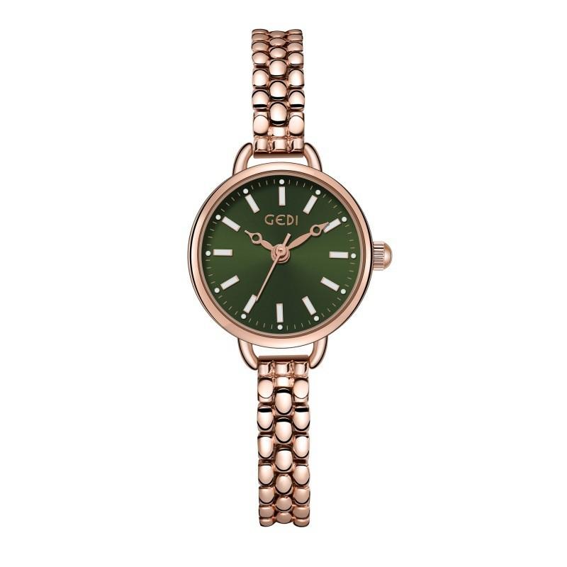 Gadi Womens Minimalist Korean Style Alloy Waterproof Quartz Watch With Elegant Strap For Casual Wear