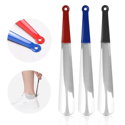 30Cm Stainless Steel Shoehorn Soft Glue Soaking Pumping, Elderly Pregnant Women Do Not Bend Over and Do Not Ask for People, Shoes Slip, Shoe Lifter