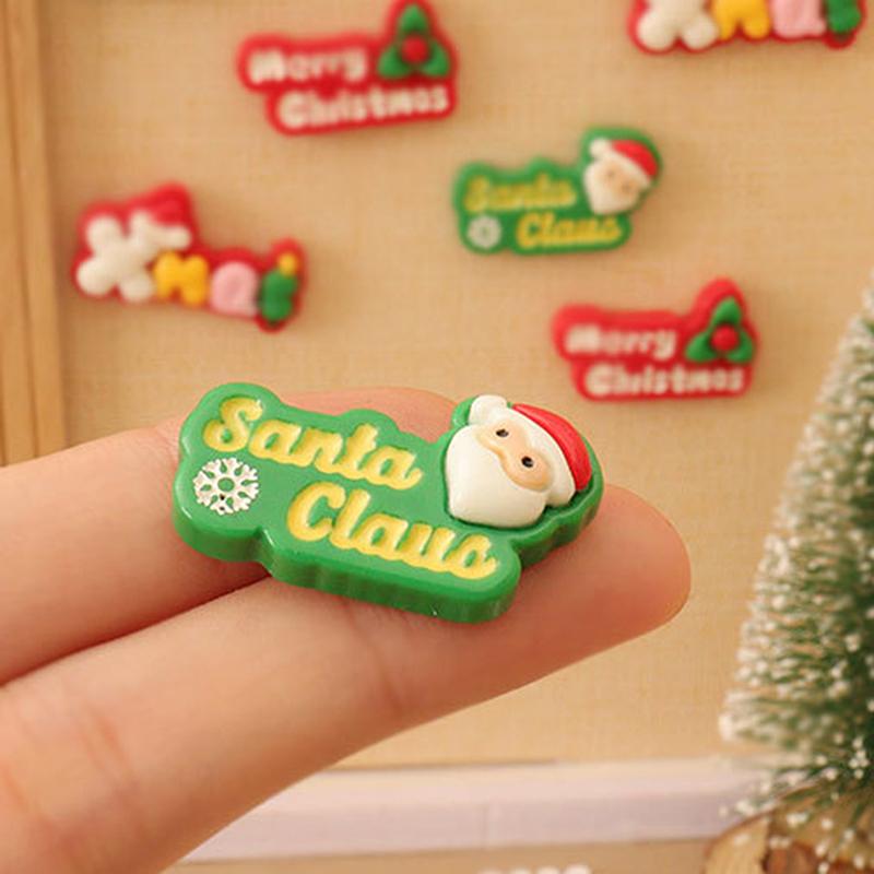 Vánoční figurky Ornament domeček pro panenky Domácí dekorace Jelen Santa Claus Sněhulák