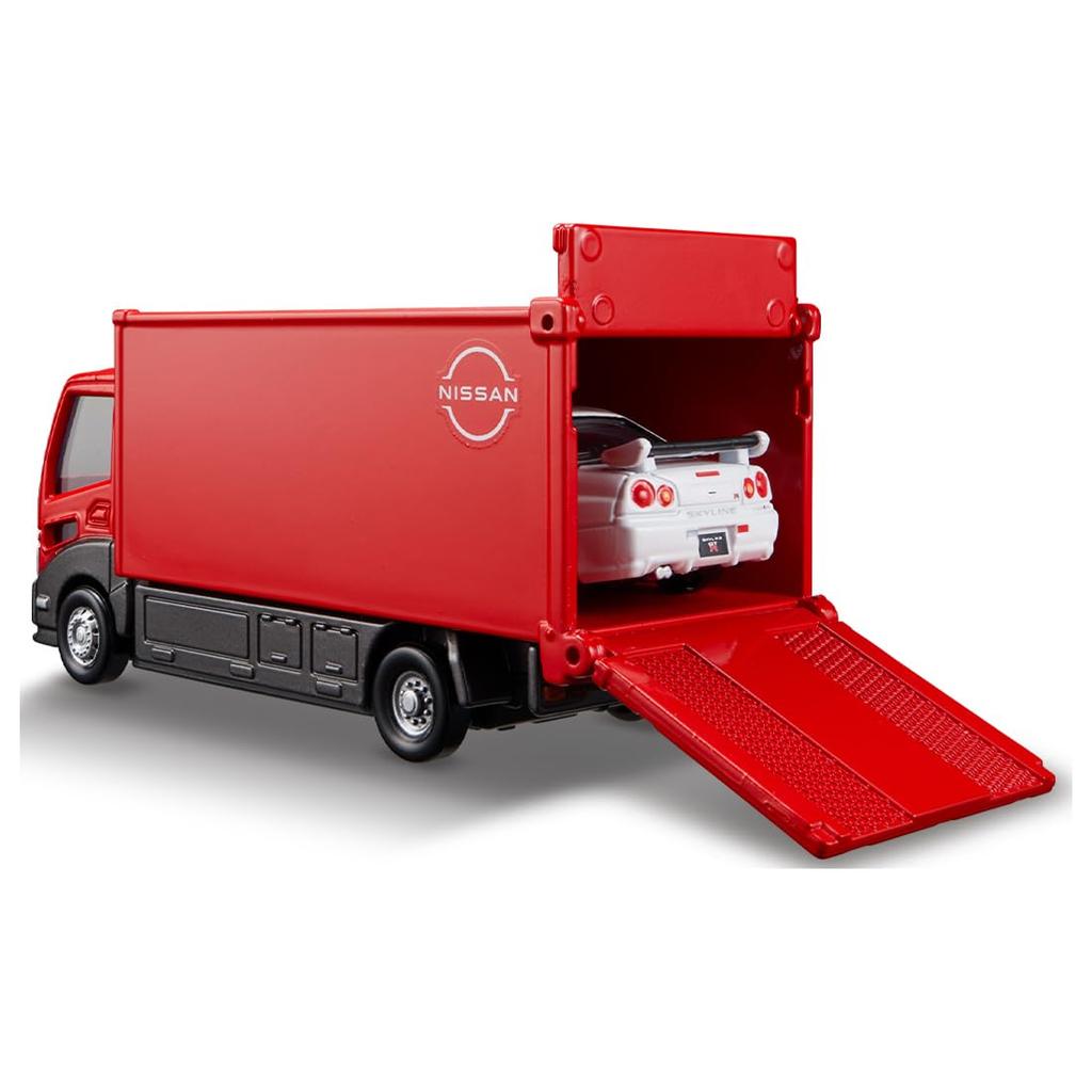 Takara Tomy Tomica Premium Tomica Transporter Nissan Skyline Nur Miniature Car Toy 6 and GT-R V-specII (Ages up)