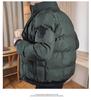 Brand Clearance Men's Thick Warm Cotton Jacket - Stand Collar Trendy Autumn/Winter Padded Outerwear
