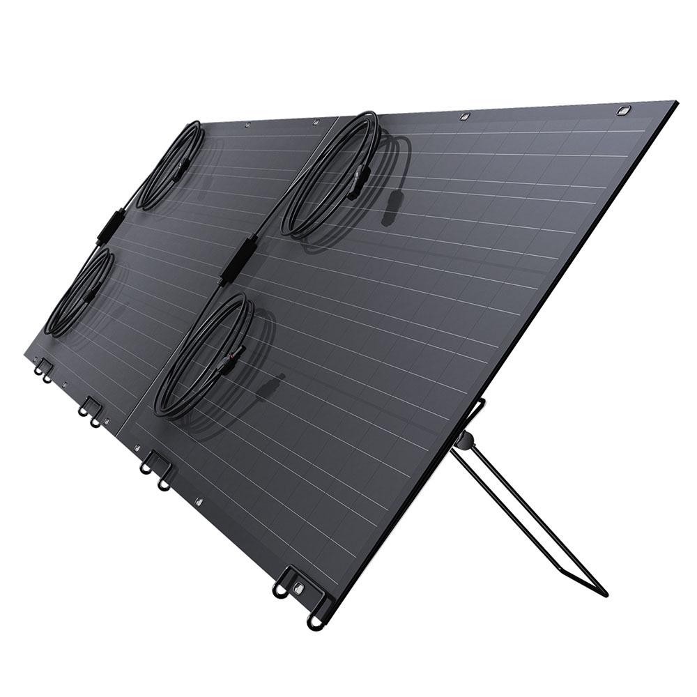 LIONSHEE LS-SP120 120W Flexible Solar Panel 2PCS, 18.66% High Efficiency, 2mm Ultra-thin, 30° Bendable, IP67 Waterproof, For RV/Boat/Rooftop/Camping