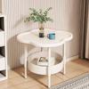 Samll Side Table Plastic Bedside Table Modern End Table  for Living Room