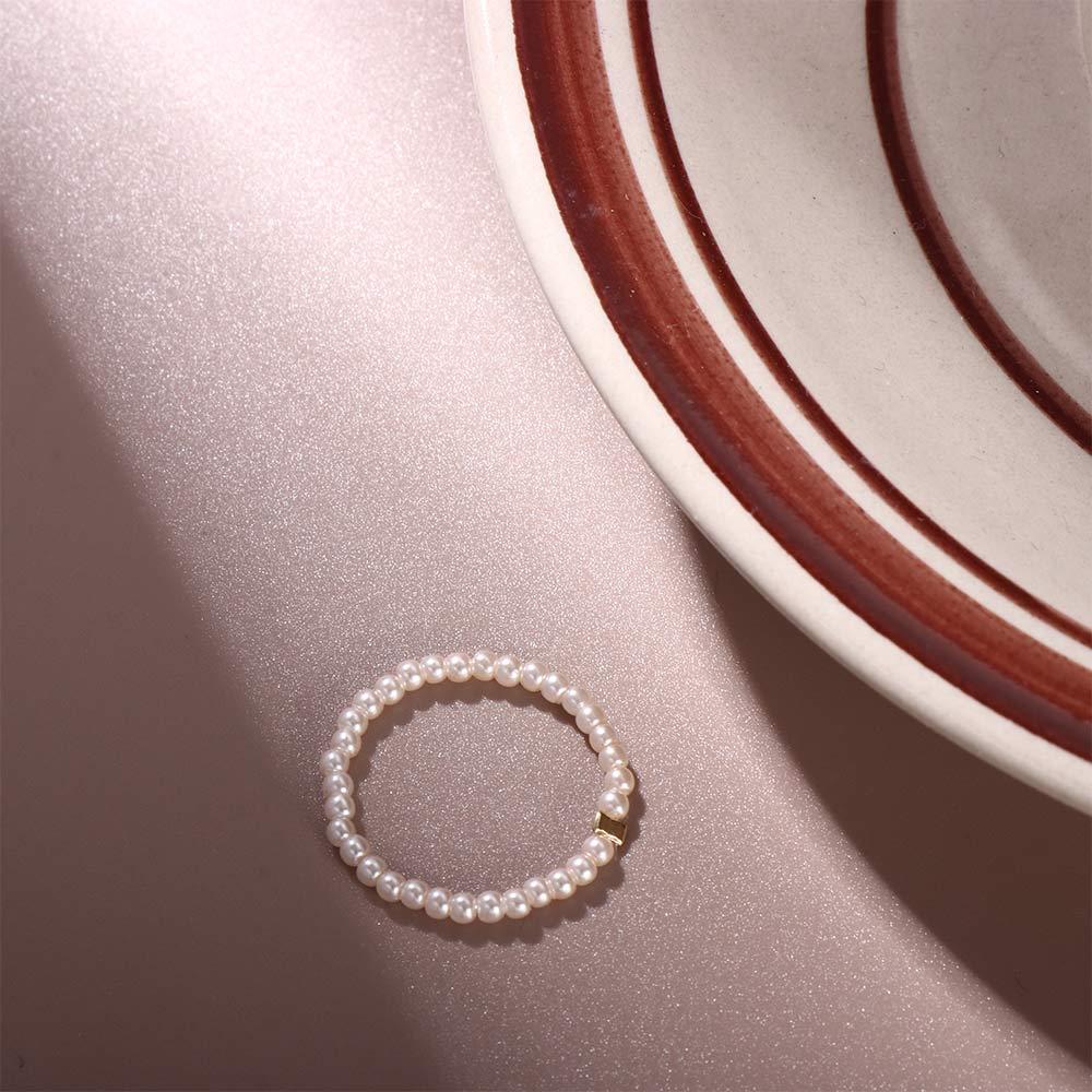 Accessories Wedding Korean Style Party Finger Jewelry Geometric Rings Pearl Rings Women's Ring