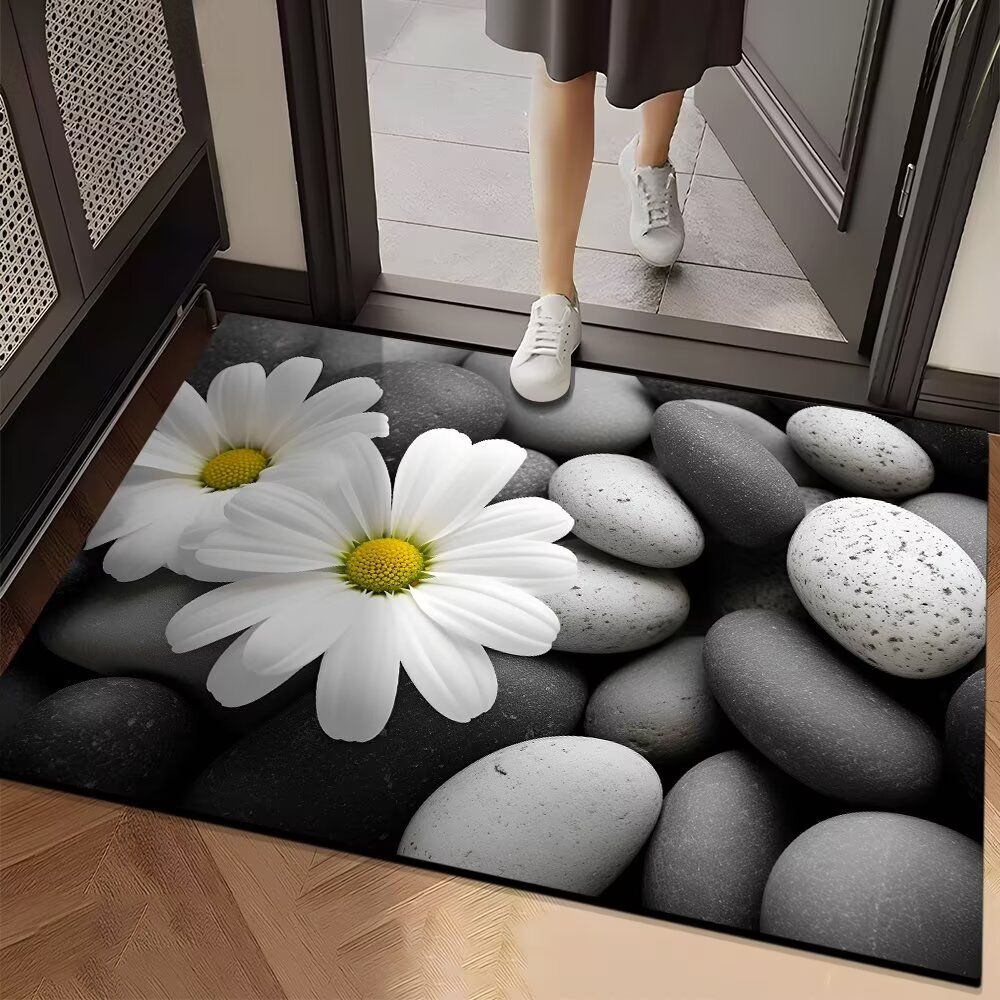 

Впитывающий коврик для ванной комнаты и туалета, противоскользящий и износостойкий коврик для ног, коврик для входной двери 40cm*60cm