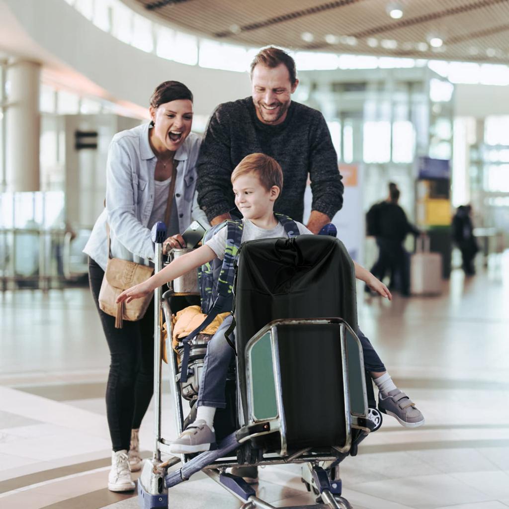 LIHAO Funda para cochecito de bebé, bolsa de almacenamiento para exteriores, resistente al agua, duradera, grande, tipo A, tipo B, doble uso, correa incluida, gran capacidad para viajes
