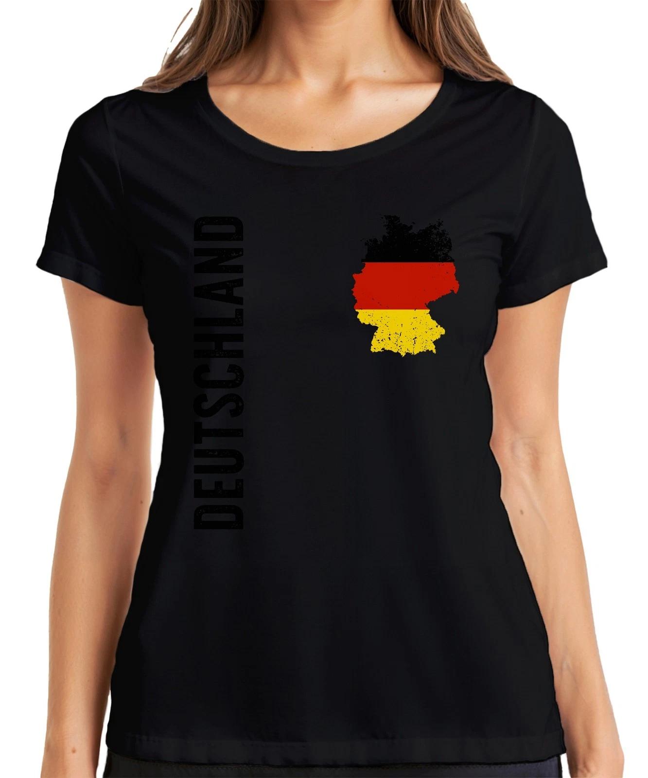 Deutschland Flagge Fußball Fan DE Trikot Weltmeisterschaft WM Damen T-Shirt XS