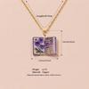 Enamel Book Pendant Necklace, Vintage Small Book Charm for Women