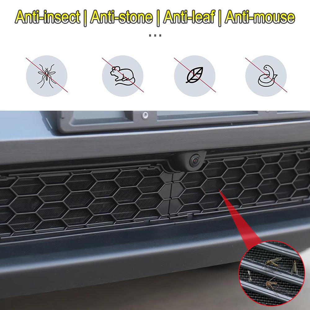 For Tesla Model Y Juniper 2025 2026 Front Bumper Grill Mesh Air Inlet Vent Cover Grille Guards Protector Anti-insect Accessories