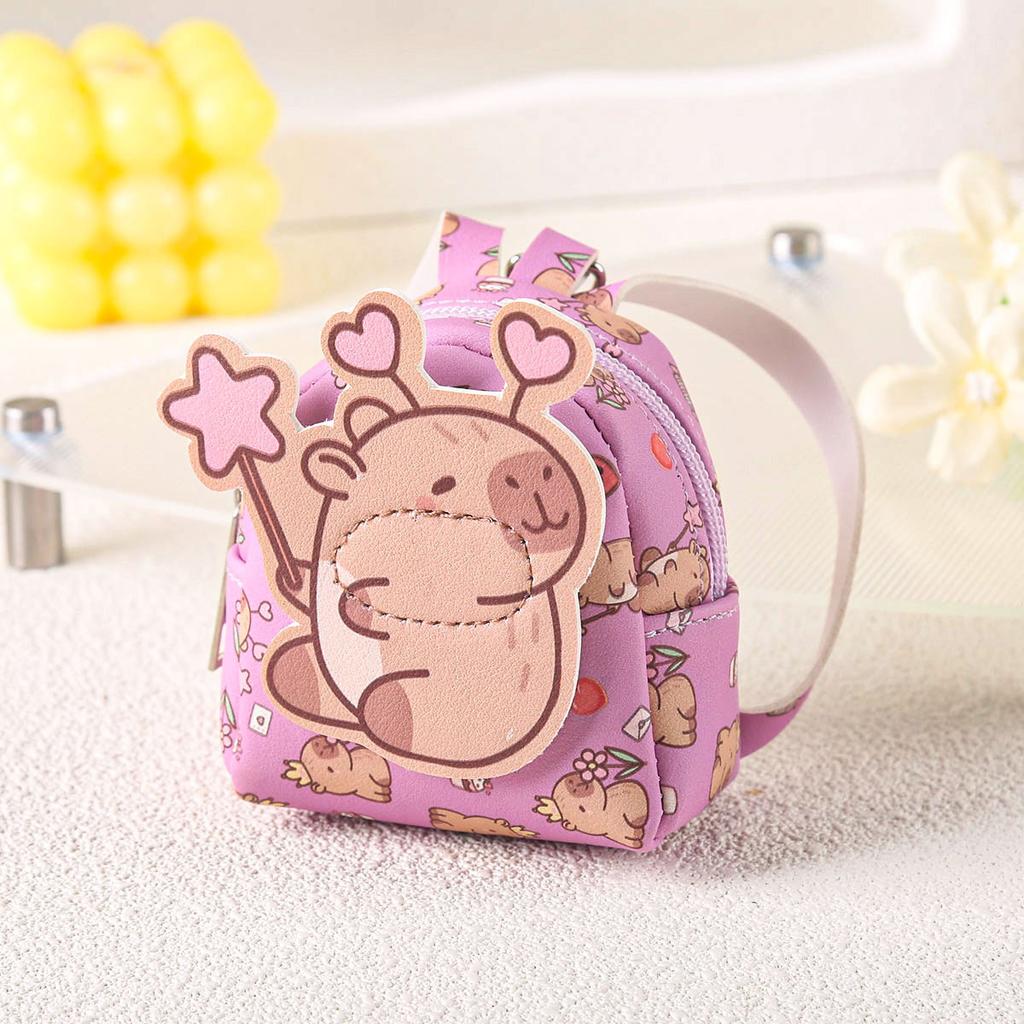 Cartoon Small Backpack, Change Bag, Card Bag, Cute Keychain Bag, Mini Small Bag, Earphone Bag, Portable Carry-on Belt.