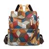 2025 new retro large capacity high texture fashion simple versatile women's backpack light leisure travel