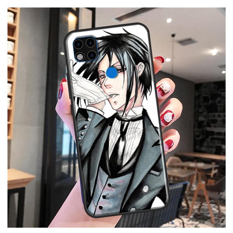 Sebastian Black Butler Kuroshitsuji Fall Für Xiaomi Redmi Hinweis 10 Pro Hinweis 9 Pro Hinweis 11 Pro 8T 9S 10S 10 9A 9T 9C Abdeckung Fall