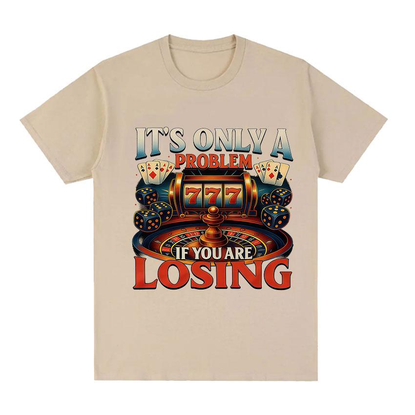 2026 Nový hrací automat 777 Grafické pánské tričko ze 100% bavlny tričko Y2K Harajuku styl letní dámská móda oversized streetwear