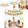 Fall Festival Paper Banner With 19 Letters For Thanksgiving Party Scene Decoration