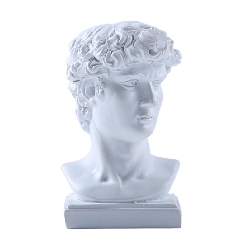 

Sculpture Toothpick Holder Charming Desk Decorations Resin Ornament Pencil Holder Suitable for Restaurants and Homes 1 білий