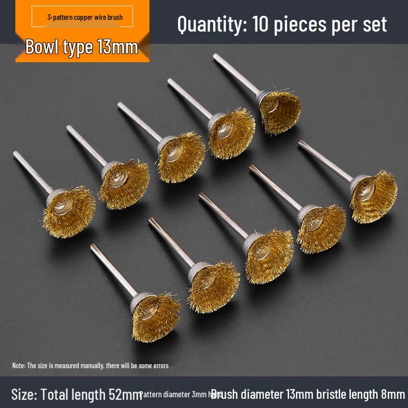 Electric Grinder Steel Wire Brush Polishing Head for Rust Removal and Walnut Polishing