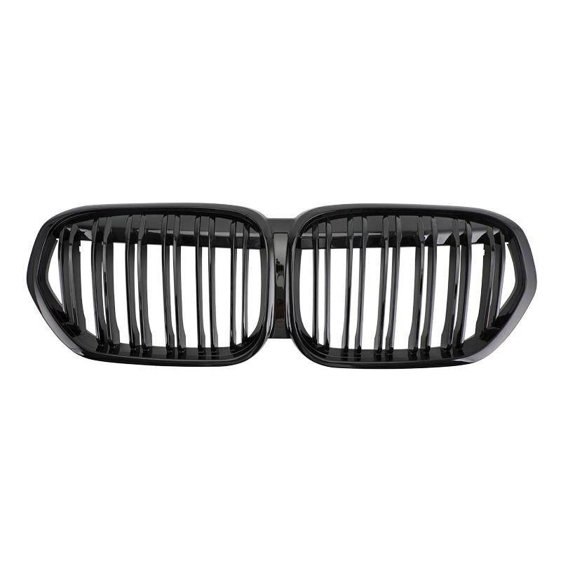 Car Tuning Front Gloss Black Kidney Diamond Grille for BMW X1 F48 2020 2021 2022 SUV sDrive18i sDrive20i xDrive20i