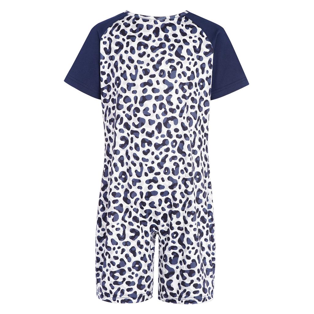 Mono Adorable Estampado Adaptativo para Niños con Necesidades Especiales Cuello Redondo Manga Corta Anti-rozaduras