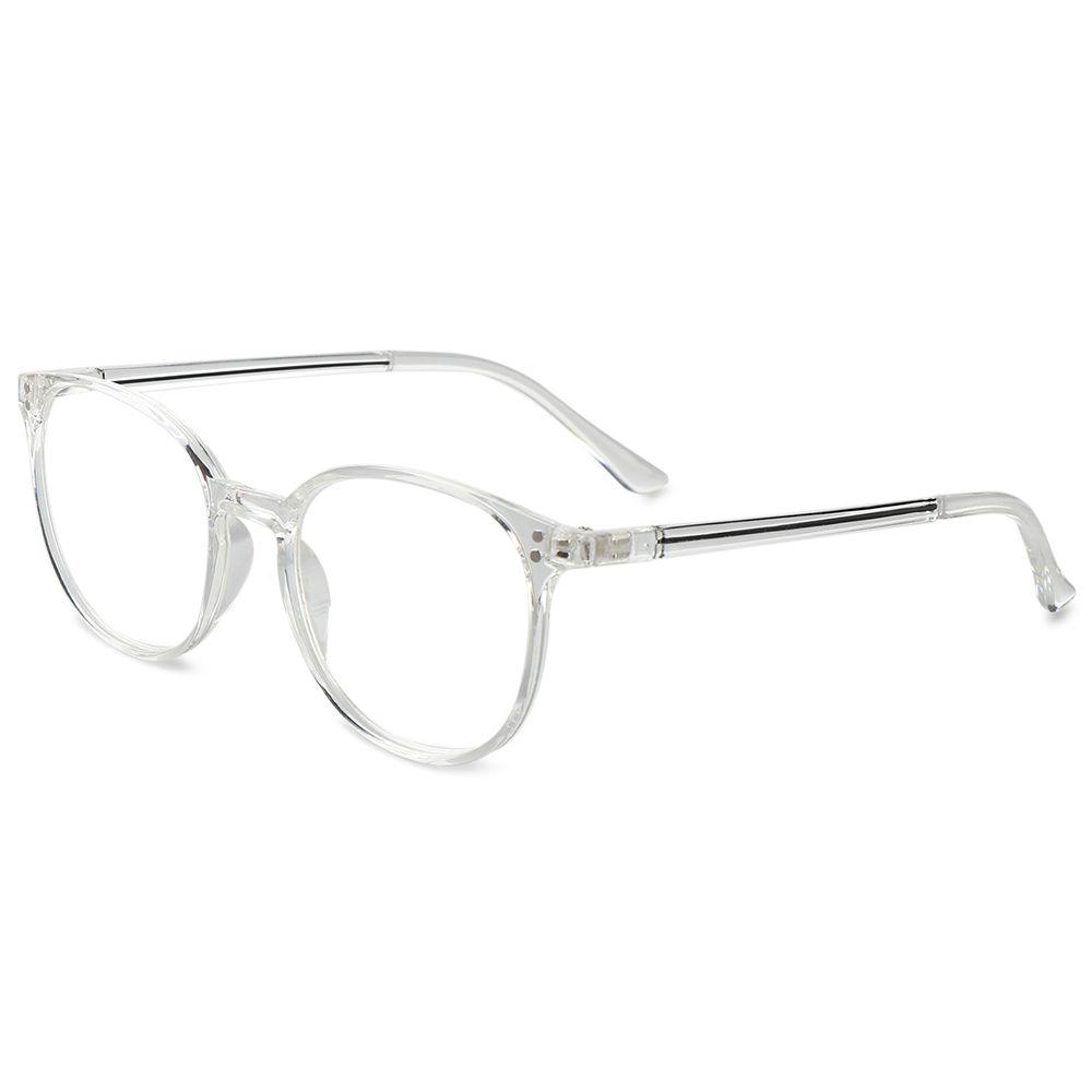Round Metal Reading Glasses Ultra Light Spring Hinge Eyewear Diopter +1.00 to +4.0 for Women Men Vision Care