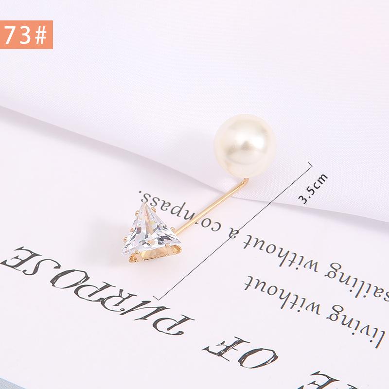 Pearl Anti-Exposure Brooch: Women's Waist-Cinching Pin & Clothing Decoration