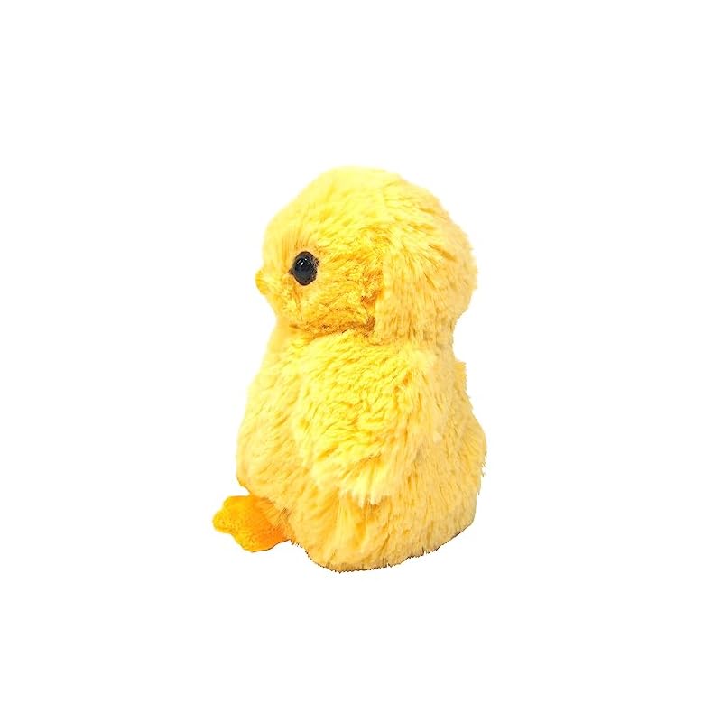 Sun Lemon Fluffy Chick Small Plush Toy, 14 x 10 x 10 cm, Animal, P-8682