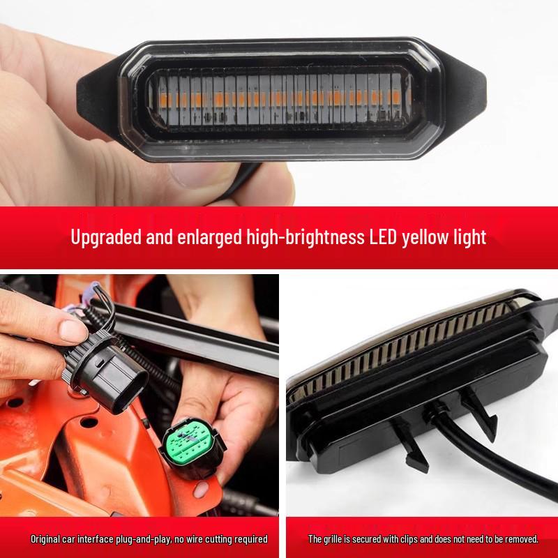 LED Ambient Grille Light for 2022-2025 Tank 500hi4z/t (Small Yellow)