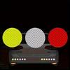 10Pcs Reflective Round Stickers, Reflectors Dot Outdoor Self-Adhesive Reflector Stickers Safety Warning Reflective Tape for Car