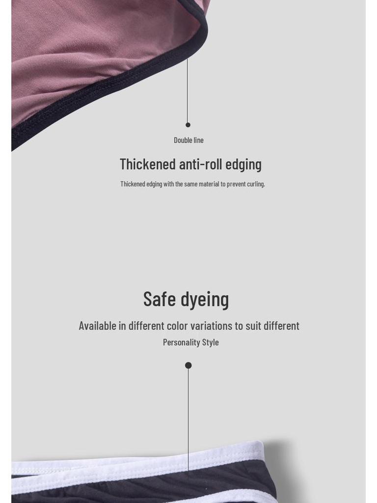 ADANNU Herren Atmungsaktive Bikini Sport Low-Rise Unterwäsche