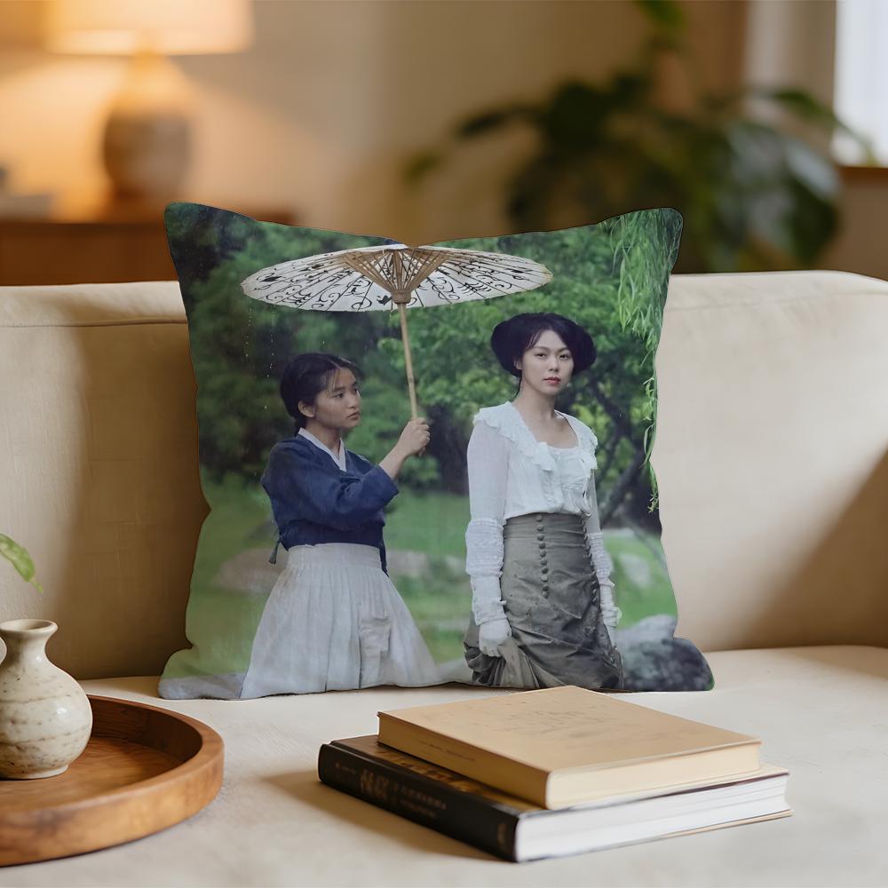 GL Romantic The HHandmaiden Cushion Cover Short Plush Pillowcase for Bed Sofa Carwashable