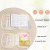 Dustproof Book Storage Bag Large Capacity Light Moisture Resistant Book Bag Quilted Cotton Interior Organizer Pockets Book Pouch