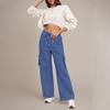 Womens High Waist Drawstring Cargo Sweatpants Casual Loose Long Pants