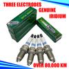 4pcs 3 Electrodes TRUE Iridium Spark Plug KC6RLNW for SK20BGR11 90919-01221 HB6AIX-11P PZFR6N-11TG VKA20 PZFR5D-11 PZFR5J-11
