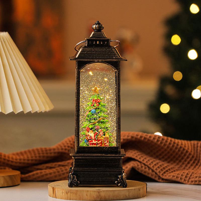 Christmas Festival Luminous Music Lantern Ornament Gift Strip Lamp