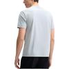 Fila White Soft Master Fashion Versatile Simple Round Neck Breathable Comfortable T-Shirt Men Tops Cloud-Gray-Green F11M513104FTQ