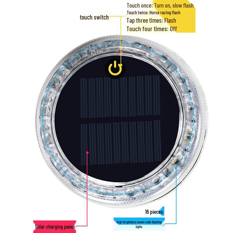 

Yi Lu Ke Solar Emergency Flashing Light