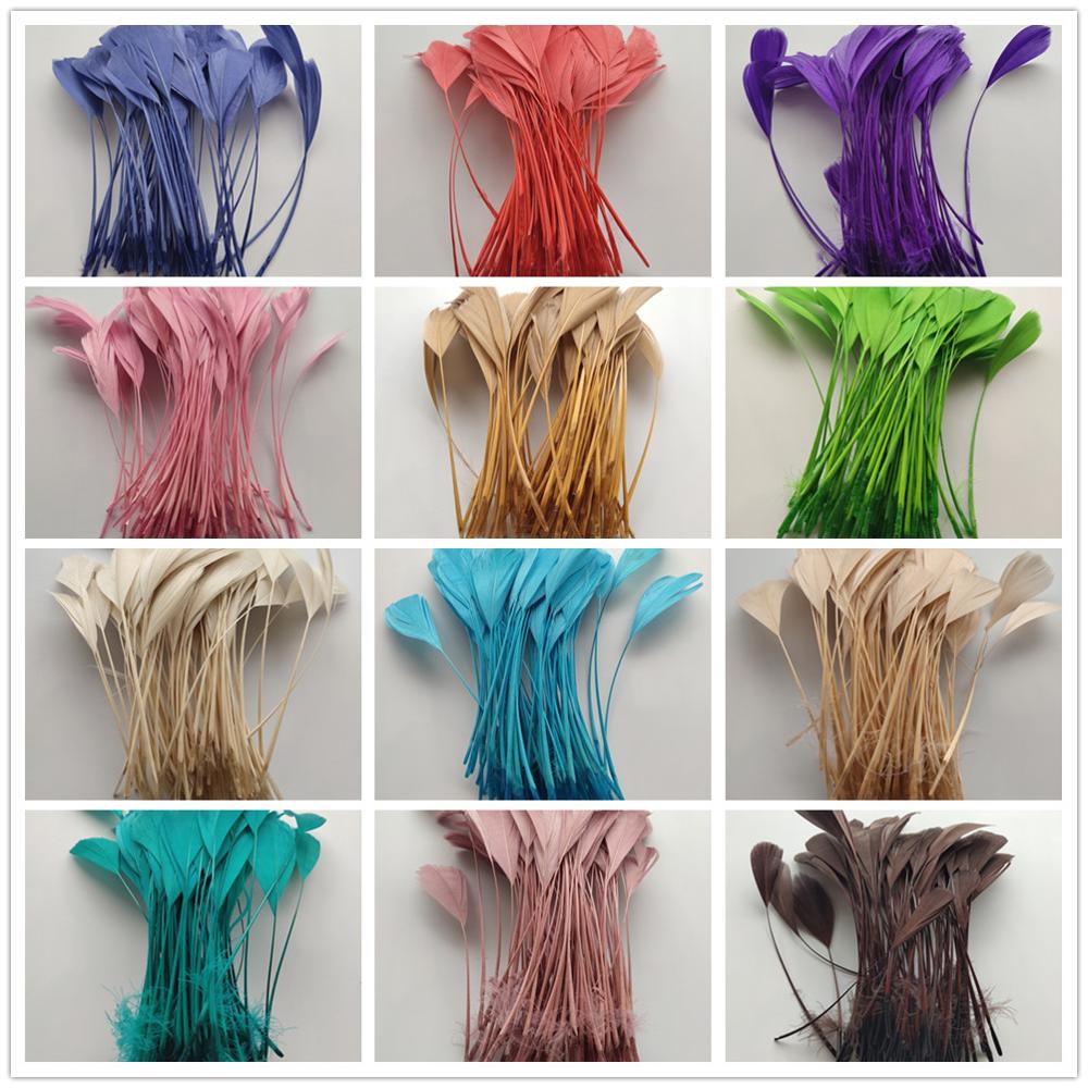 13 Farben Natürliche Gänsefedern 10 Stück 12-18cm/5-7 Zoll lang Weihnachtsdekoration Kleidung Schuhe Hut Accessoires