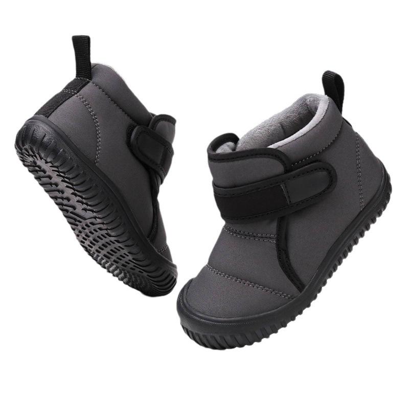 Kids' Winter Boots: Boys' Cozy Cotton & Girls' Velvet Warm Snow Shoes for Toddlers